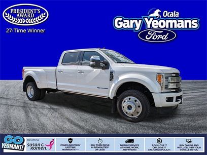 Certified 2019 Ford F450 Platinum w/ Platinum Ultimate Package
