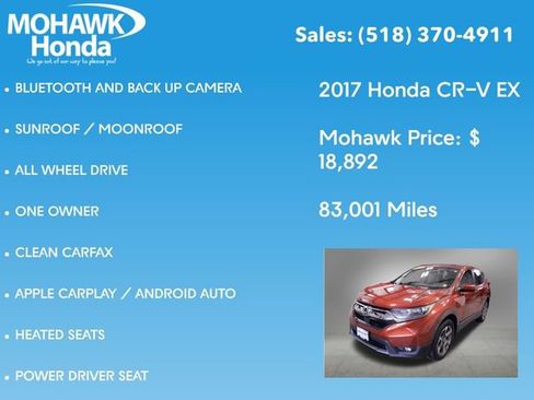 Used 2017 Honda CR-V EX image 7