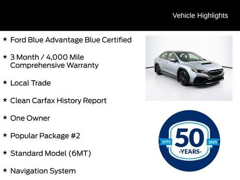 Used 2022 Subaru WRX Limited w/ Popular Package #2 AWD/4WD image 6