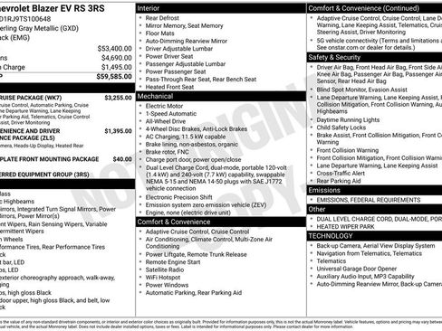 New 2026 Chevrolet Blazer EV RS w/ Super Cruise Package image 24