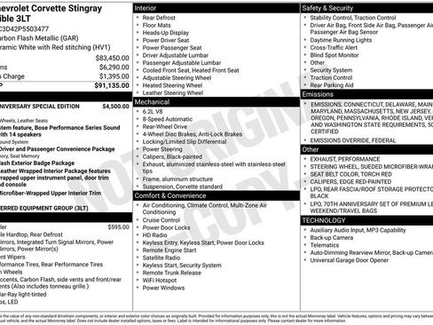 Used 2023 Chevrolet Corvette Stingray Premium Conv image 45