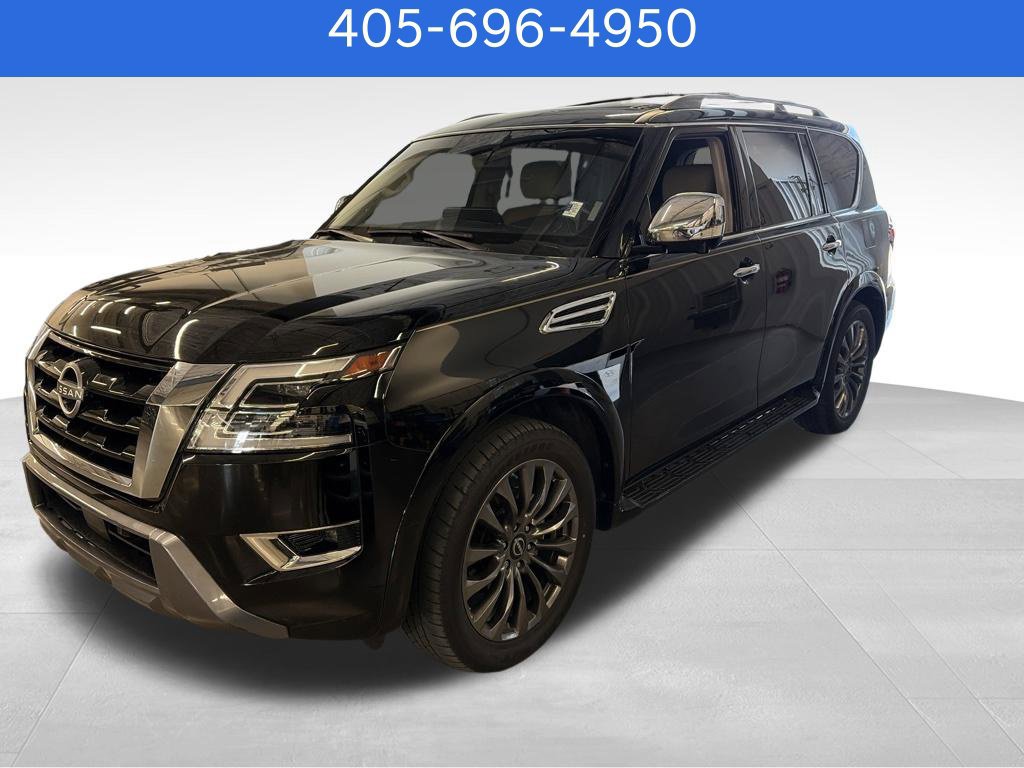 Used 2023 Nissan Armada Platinum w/ Captain's Chairs Package RWD image 1