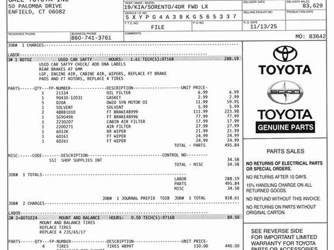 Used 2019 Kia Sorento LX w/ Option Group 020 image 10