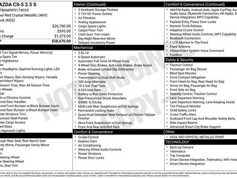 Used 2023 MAZDA CX-5 AWD 2.5 S image 14