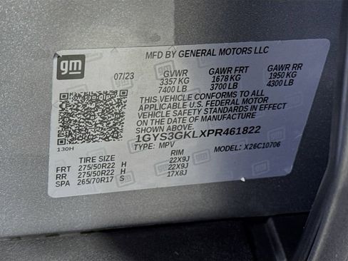 Used 2023 Cadillac Escalade Sport Platinum w/ LPO, ONYX Package image 45