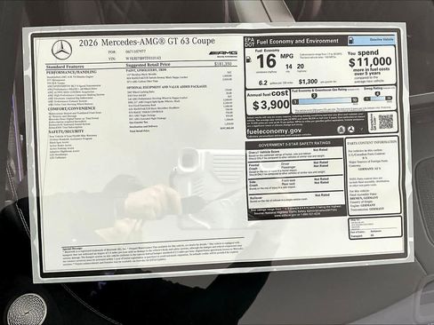 New 2026 Mercedes-Benz AMG GT 63 image 17