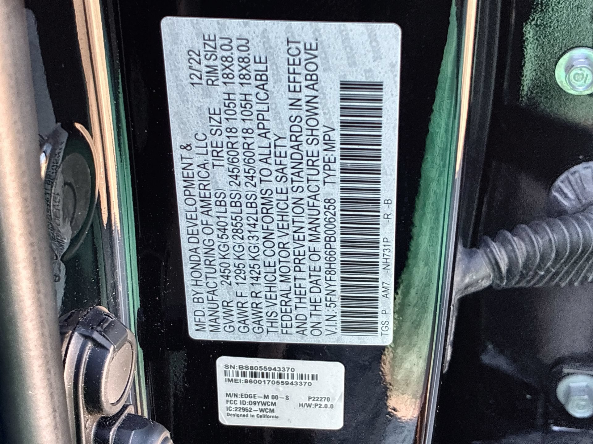 Certified 2023 Honda Passport TrailSport image 40