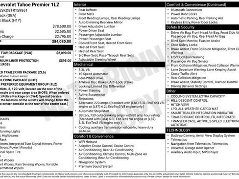 New 2026 Chevrolet Tahoe Premier w/ Sun And Tow Package image 4