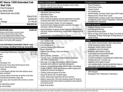 Used 2015 GMC Sierra 1500 4x4 Double Cab w/ Elevation Edition image 4