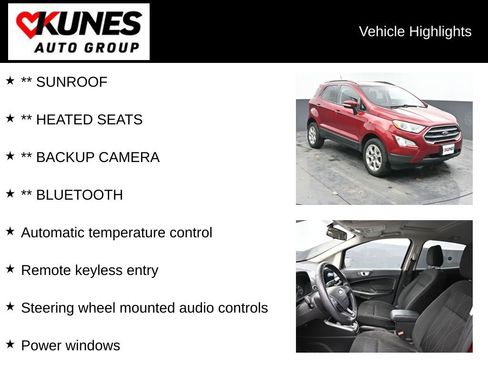 Used 2018 Ford EcoSport SE image 2