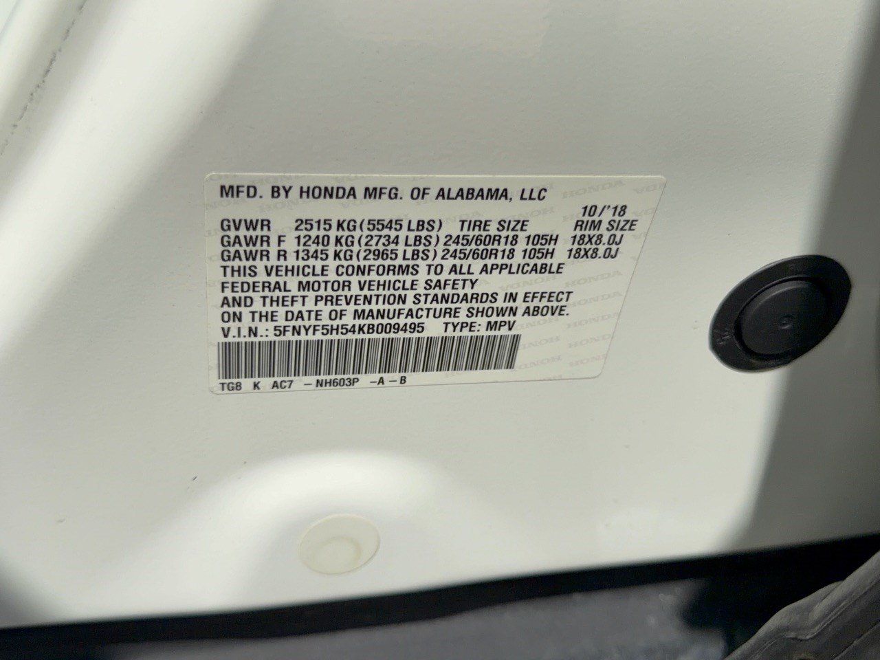 Used 2019 Honda Pilot EX-L image 31