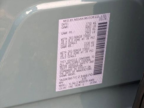 Used 2026 Nissan Pathfinder Rock Creek AWD/4WD image 15