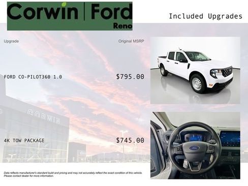 Certified 2025 Ford Maverick XL w/ 4K Tow Package image 3