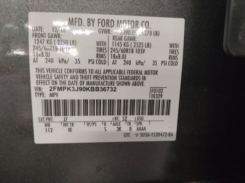 Used 2019 Ford Edge SEL w/ Equipment Group 201A FWD image 33