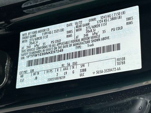 Used 2022 Ford F150 XL w/ STX Appearance Package image 34