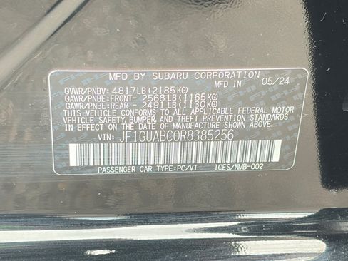 Certified 2024 Subaru Impreza 2.0i AWD/4WD image 34