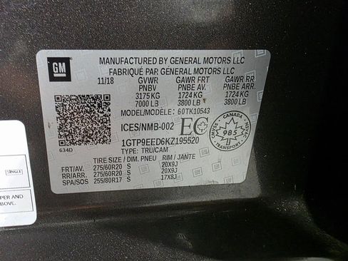 Used 2019 GMC Sierra 1500 AT4 image 44