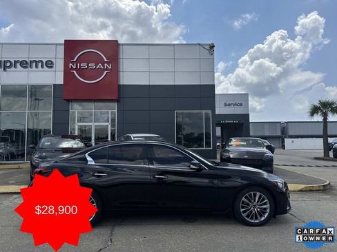 Used 2022 INFINITI Q50 Luxe w/ Cargo Package image 7