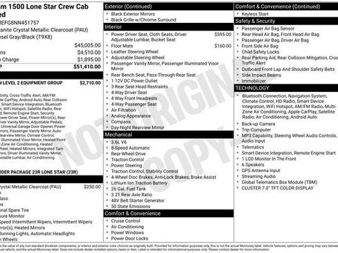 Used 2022 RAM 1500 Lone Star RWD image 7