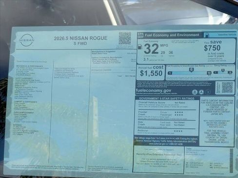 New 2026 Nissan Rogue S FWD image 17