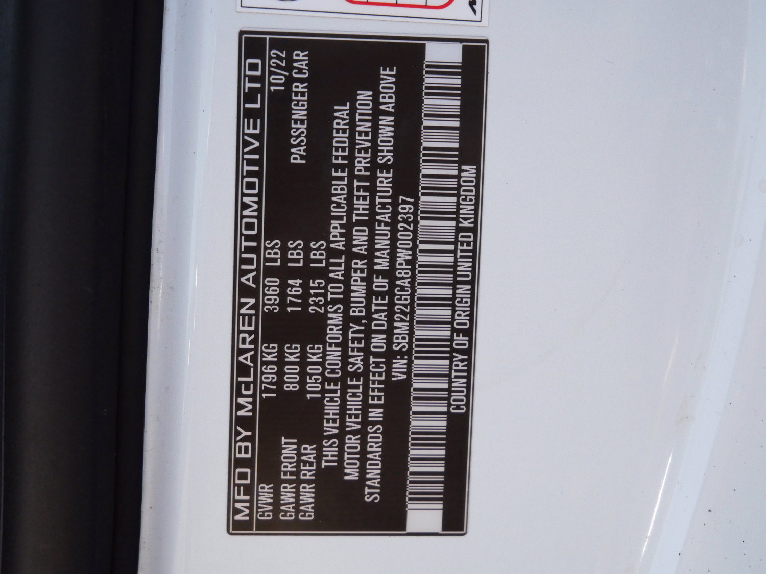 Used 2023 McLaren GT RWD image 27