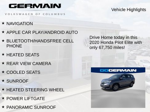 Used 2020 Honda Pilot Elite image 5