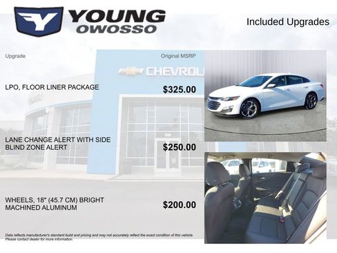 Used 2025 Chevrolet Malibu LT w/ LPO, Floor Liner Package image 4