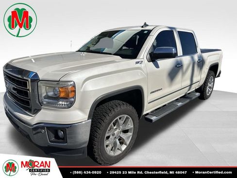 Used 2015 GMC Sierra 1500 SLT w/ SLT Crew Cab Value Package AWD/4WD image 1
