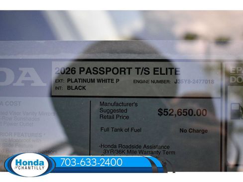 New 2026 Honda Passport TrailSport Elite image 39