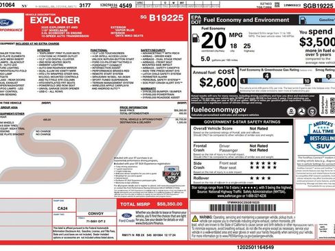 Used 2025 Ford Explorer ST AWD/4WD image 2