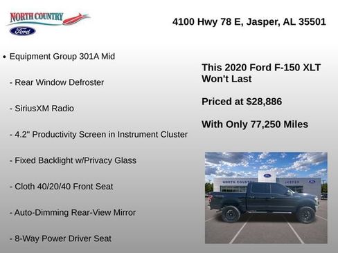 Used 2020 Ford F150 XLT w/ Equipment Group 301A Mid AWD/4WD image 8