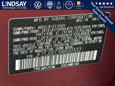 Used 2017 Subaru Forester 2.0XT Premium w/ Rugged Package #1 image 26