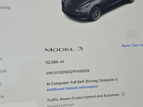 Used 2023 Tesla Model 3 Standard Range RWD image 3