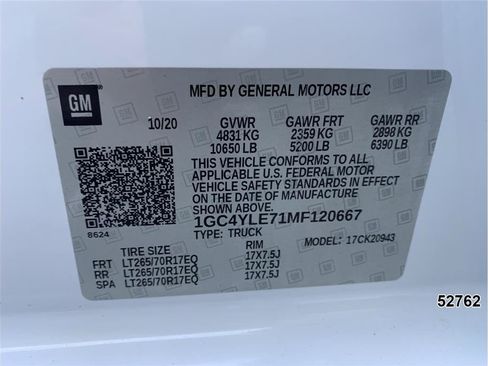 Used 2021 Chevrolet Silverado 2500 W/T w/ WT Convenience Package AWD/4WD image 18