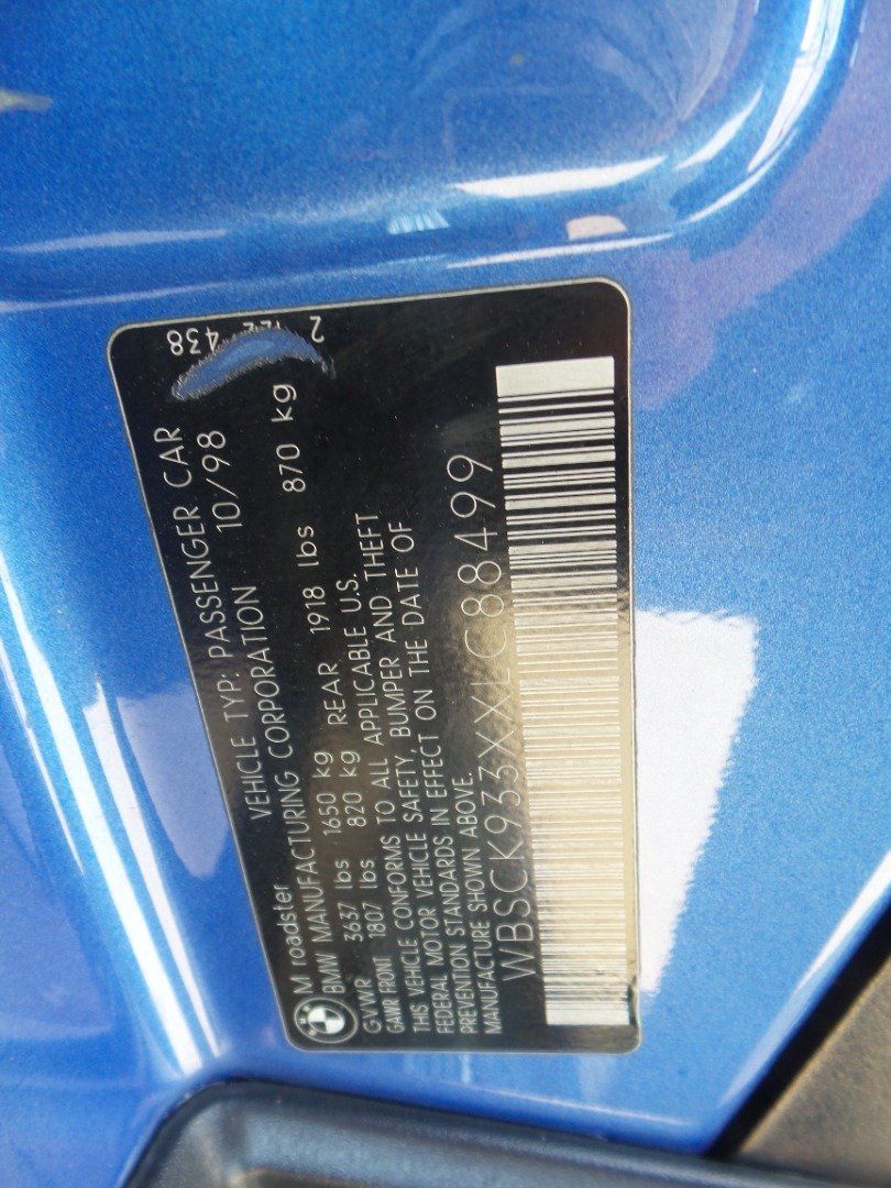 Used 1999 BMW M Roadster RWD image 45