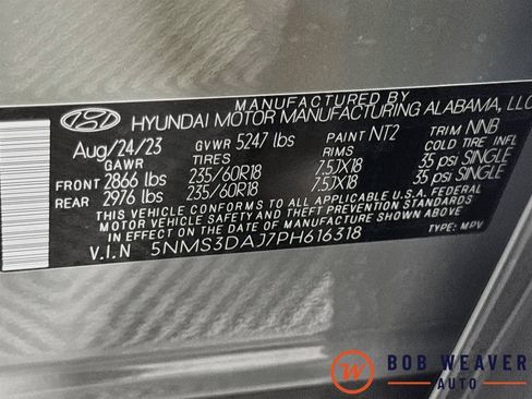 Used 2023 Hyundai Santa Fe SEL w/ Premium Package AWD/4WD image 39