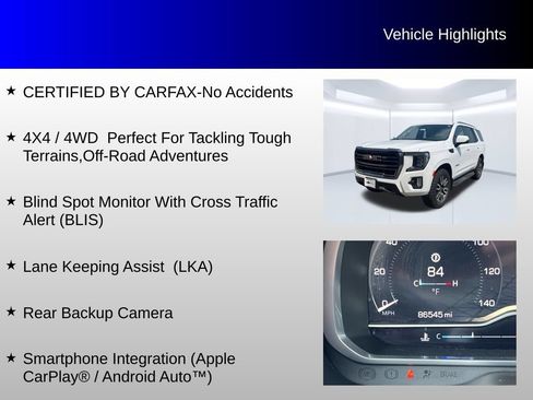 Used 2023 GMC Yukon AT4 w/ Technology Package AWD/4WD image 4