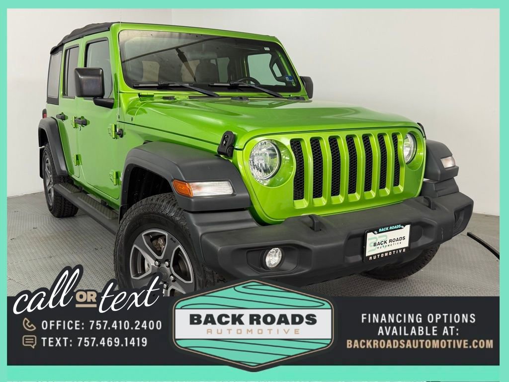 Used 2018 Jeep Wrangler Unlimited Sport S AWD/4WD image 1