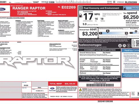 Used 2024 Ford Ranger Raptor AWD/4WD image 5