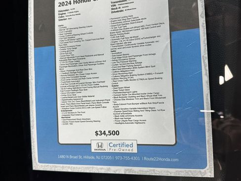 Certified 2024 Honda CR-V EX-L image 40