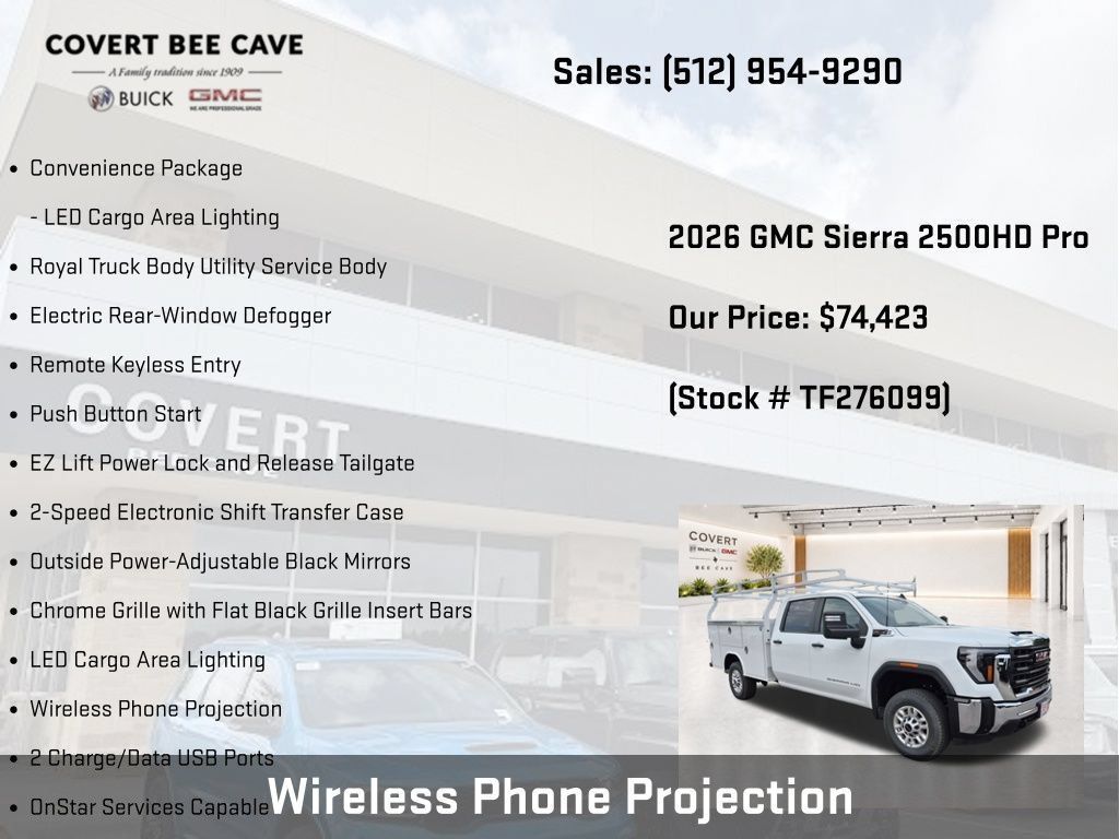 New 2026 GMC Sierra 2500 Pro w/ Convenience Package AWD/4WD image 16