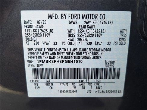 Used 2023 Ford Explorer Limited w/ Equipment Group 301A image 23