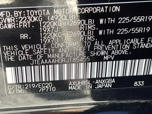 Certified 2024 Toyota Venza Nightshade AWD/4WD image 27