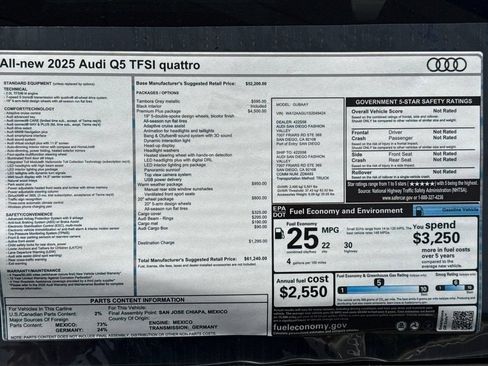 Certified 2025 Audi Q5 Premium w/ Premium Plus AWD/4WD image 21