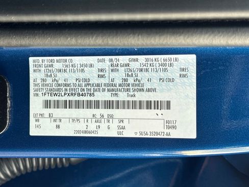 Used 2024 Ford F150 STX w/ Equipment Group 201A FX4 image 18