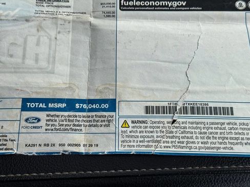 Used 2019 Ford F350 Lariat w/ Lariat Ultimate Package image 45