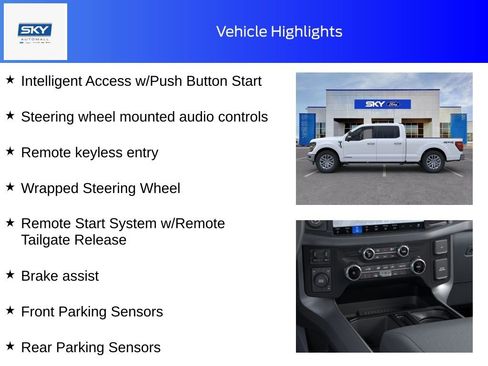 New 2025 Ford F150 XLT w/ Equipment Group 302A MID image 20