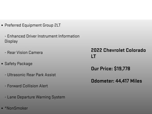 Used 2022 Chevrolet Colorado LT w/ Fleet Safety Package image 6