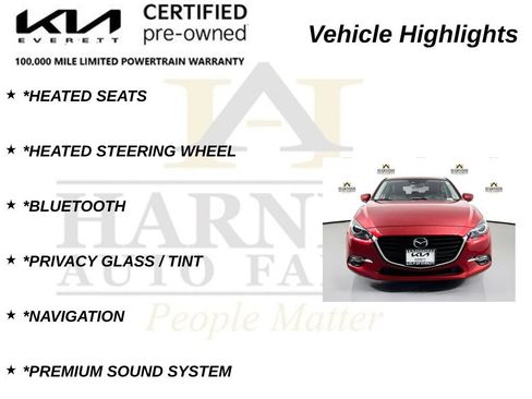 Used 2017 MAZDA MAZDA3 Grand Touring w/ Premium Equipment Package FWD image 19