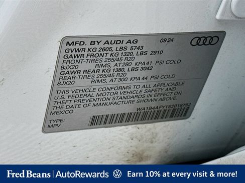 Used 2025 Audi SQ5 Premium Plus w/ Premium Plus Package AWD/4WD image 40
